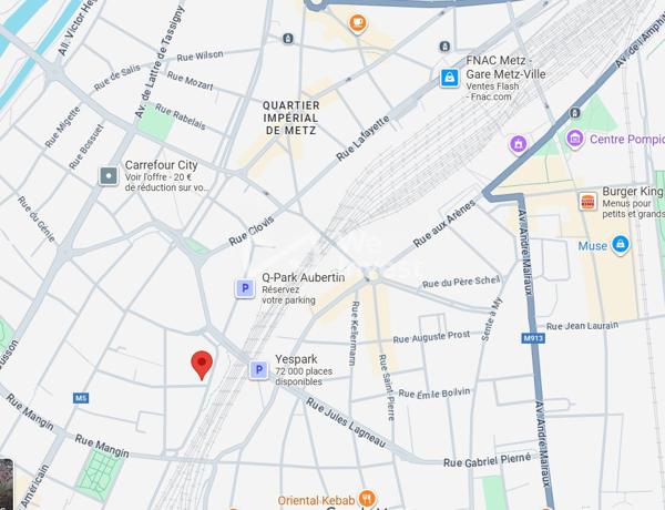 57000 METZ PROX GARE VENTE GARAGE AERIEN