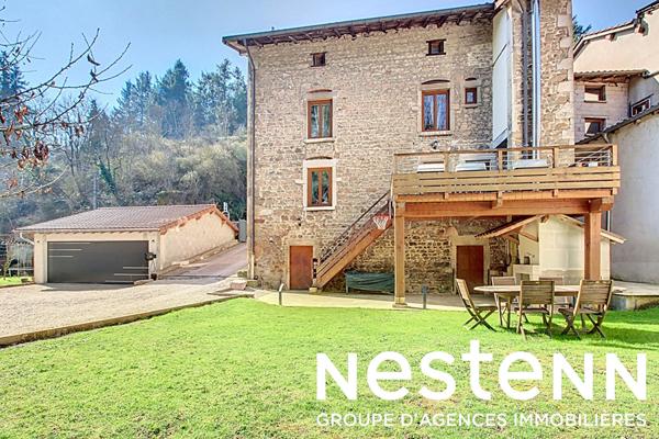 Maison en pierre 5chs avec garage - 15min BELLEVILLE EN BEAUJOLAIS