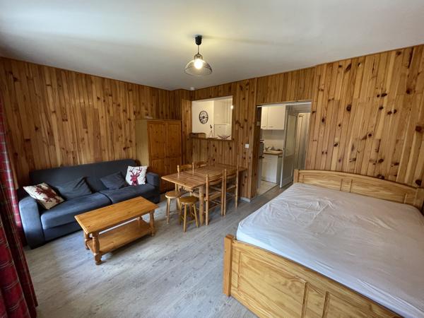 Studio rénové en rez de jardin
