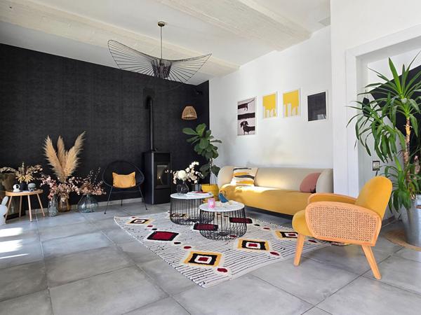 Maison familiale chambre en RDC + grange et garage