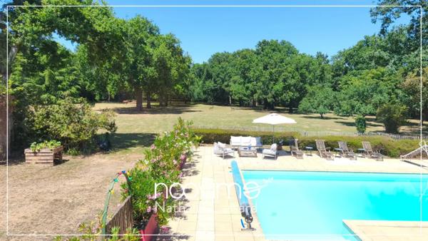 Domaine de caractère avec gîte indépendant, piscine et parc