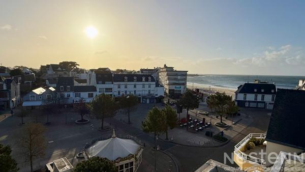 Vente appartement vue mer dans le centre de Quiberon de 72 m² au sol