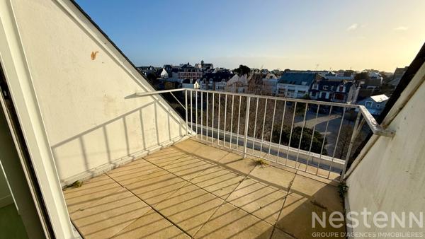 Vente appartement vue mer dans le centre de Quiberon de 72 m² au sol