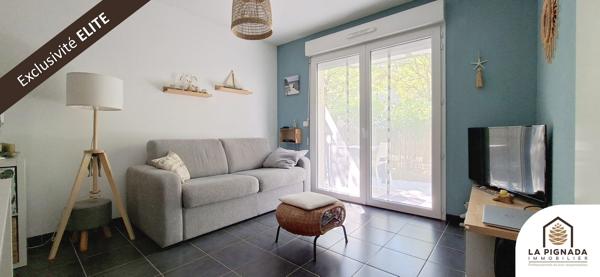 Appartement 38 m² - 2 ch - Jardin - 1 parking