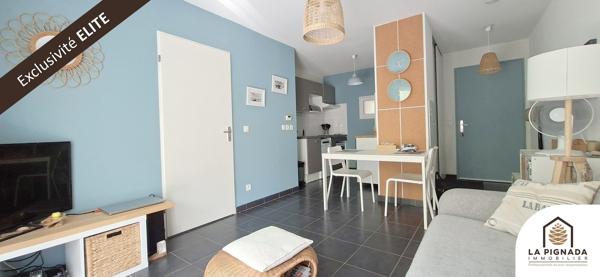 Appartement 38 m² - 2 ch - Jardin - 1 parking