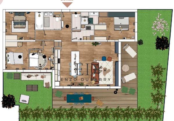 Appartement 5 pièces - 112 m² Bien prestige