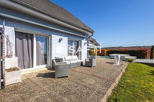 Maison individuelle 160m², 5 ch, 900m², piscine, Pirey