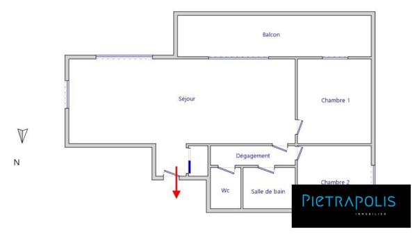 APPARTEMENT T3 DE PLUS DE 63 M2 AVEC TERRASSE DE 16 M2