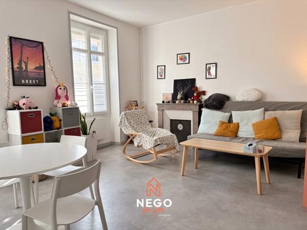 Appartement T3 traversant de 65m2 Secteur Gare / Visitation Angers