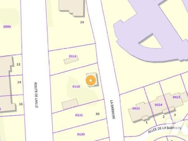 Etude de BRUZ - en sortie d'agglomération à 800 m du centre-ville - Terrain à bâtir de 718 m² l...