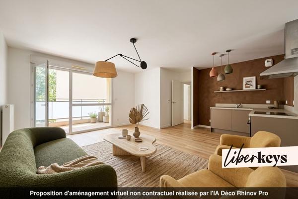 T3 lumineux avec balcon et garage double – Lyon 8