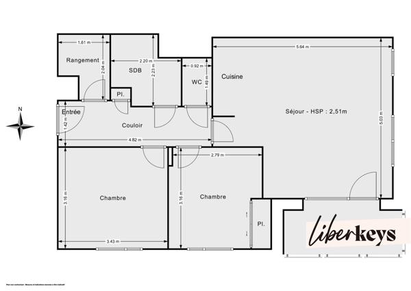 T3 lumineux avec balcon et garage double – Lyon 8