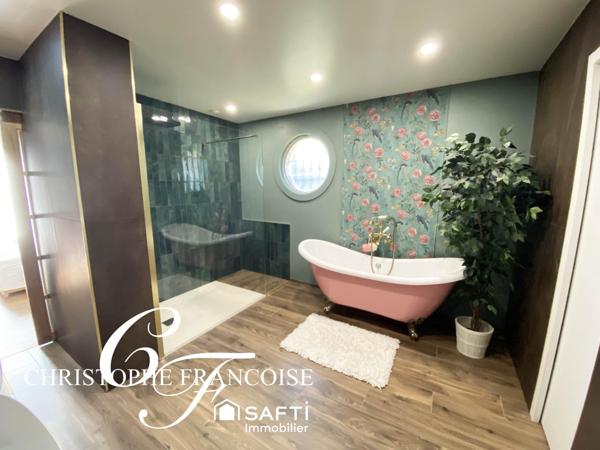 Villa contemporaine, 5 chambres, jardin avec piscine