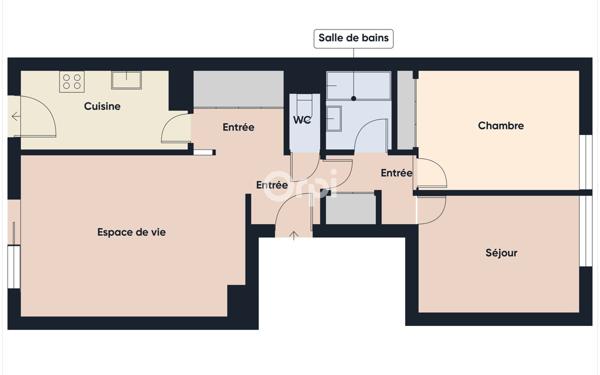 Appartement à vendre    3 pièces • 70,10 m2 Mandelieu-la-Napoule