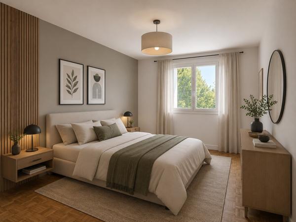 BREST GUELMEUR : Bel appartement T2 de 45m2 en dernier étage