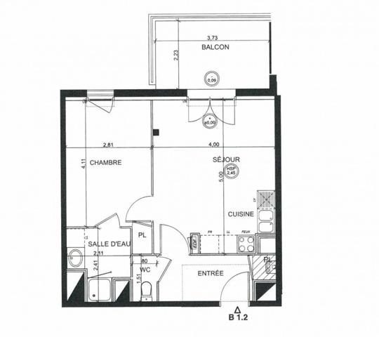 Location appartement 2 pièces 41 m² Toulouse