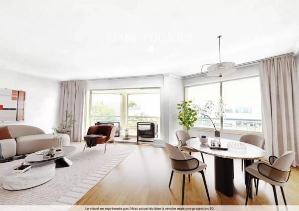 Paris XVI Appartement Paris 4 pièces 101 m2 balcons