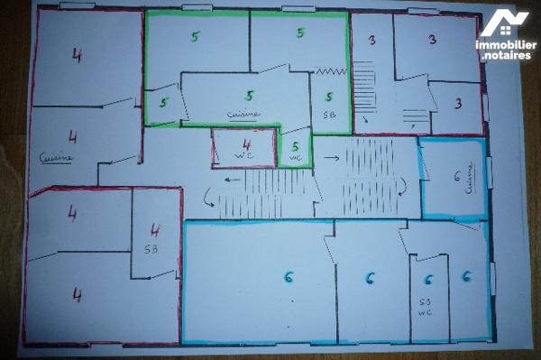 Immeuble de rapport idéal investisseur avec 6 appartements dont 5 qui sont déjà loués