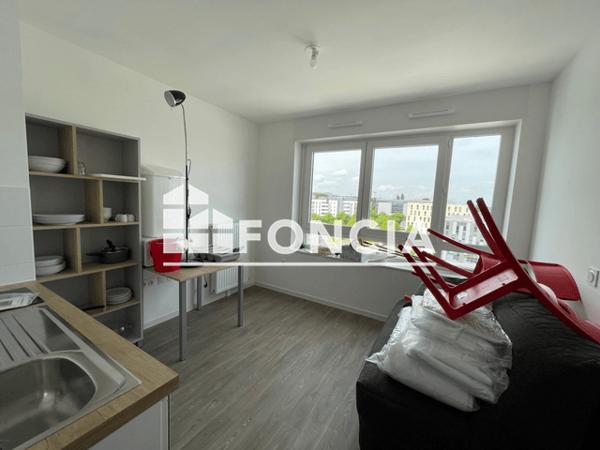 Location Studio meublé 19.4 m² - APPARTEMENT N°A601 Rennes 35000