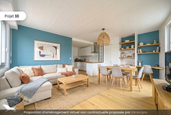 Appartement à vendre |  La Rochelle |  3 pièces | 68 m²