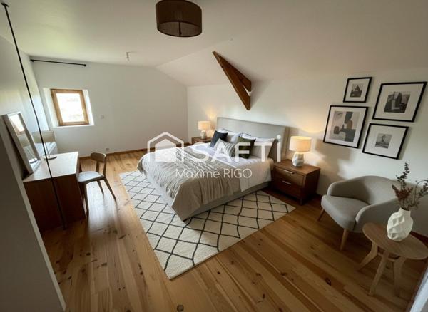 Maison de ville 7 pièces avec garage et jardin