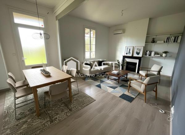 Maison de ville 7 pièces avec garage et jardin