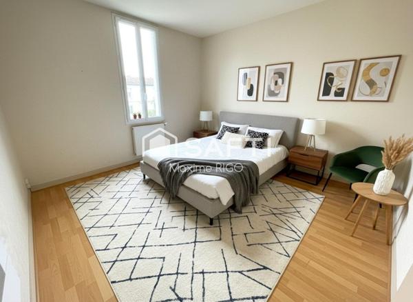 Maison de ville 7 pièces avec garage et jardin