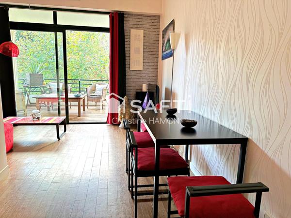 T2 avec balcon-loggia exposé sud et garage