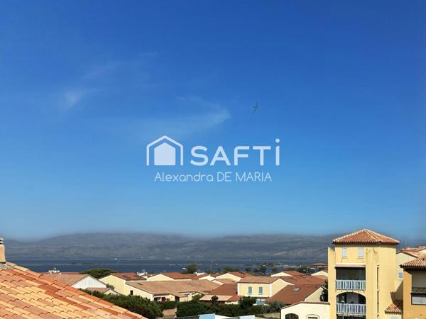 STUDIO AVEC BALCON + CAVE A 50 M DE LA MER