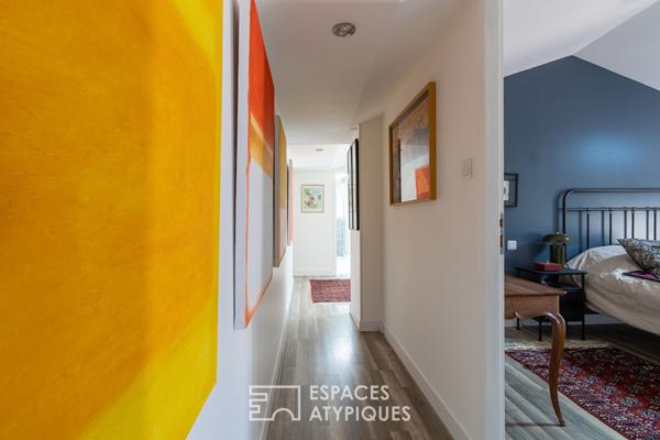 Élégance de la pierre et du bois dans une bâtisse de caractère