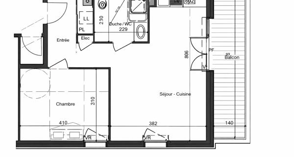 À vendre Appartement 2 pièces 41.52 m² - Thonon-les-bains 74200