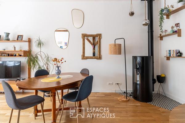 Maison familiale type loft cachée à deux pas du jardin des plantes