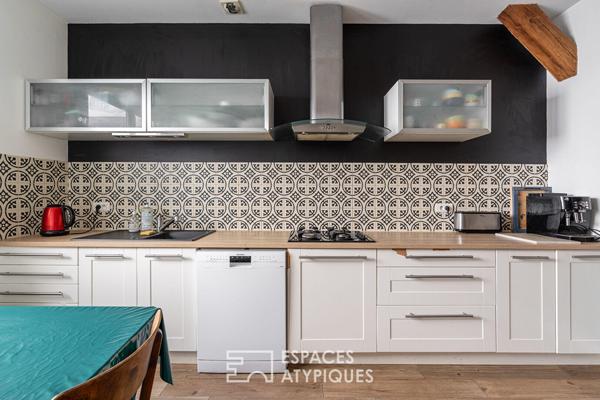 Maison familiale type loft cachée à deux pas du jardin des plantes