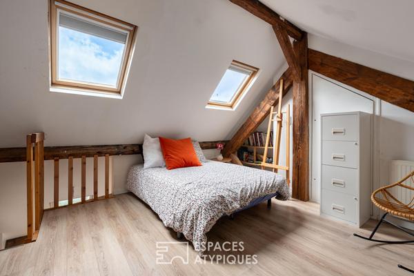 Maison familiale type loft cachée à deux pas du jardin des plantes