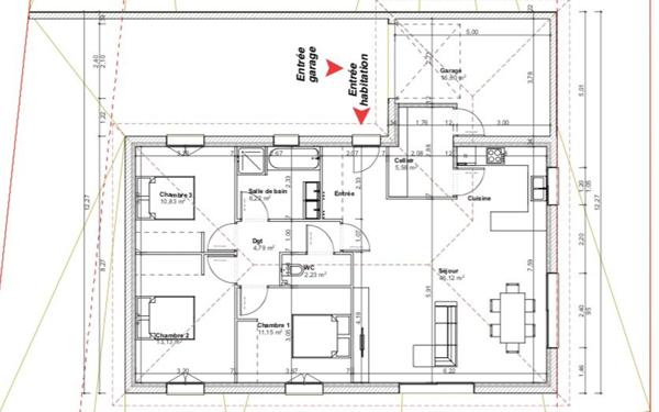 Maison à vendre    4 pièces •  Nailloux