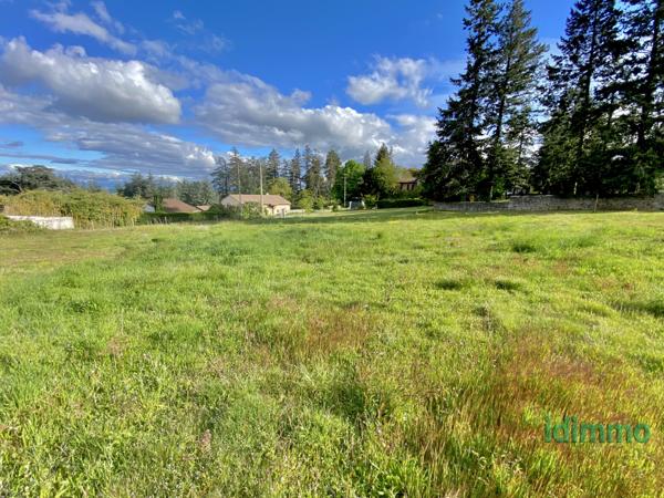 Magnifique terrain 1015 m², viabilités en bordure, idéal pour une construction d'une maison plan pied proche d Roiffieux (07100)
