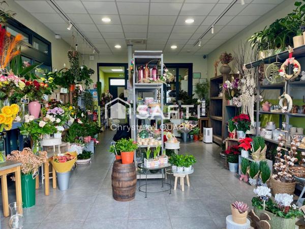 Fonds de commerce fleuriste : boutique + réserve, clé en main !