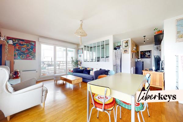 Colombes Europe – 3P 66 m², 2 balcons, parking, résidence 2006