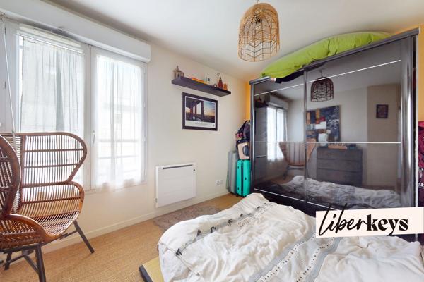 Colombes Europe – 3P 66 m², 2 balcons, parking, résidence 2006