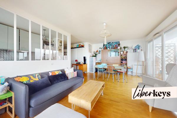 Colombes Europe – 3P 66 m², 2 balcons, parking, résidence 2006