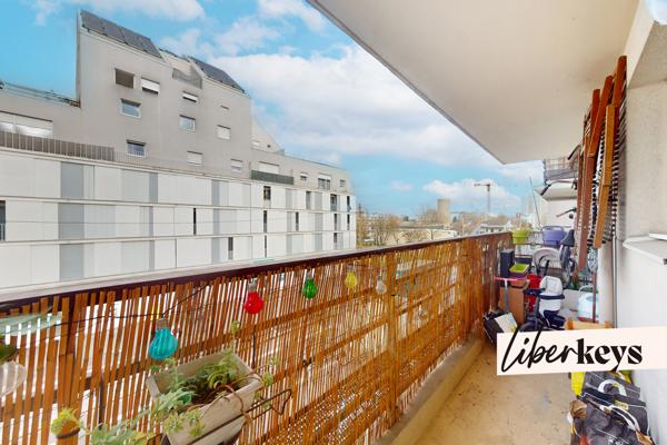 Colombes Europe – 3P 66 m², 2 balcons, parking, résidence 2006