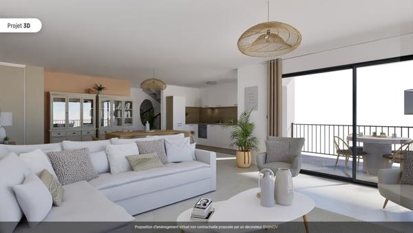 Superbe Appartement T5 avec rooftop - 3ème étage - 148.75m² - A 31- LA PALMYRE