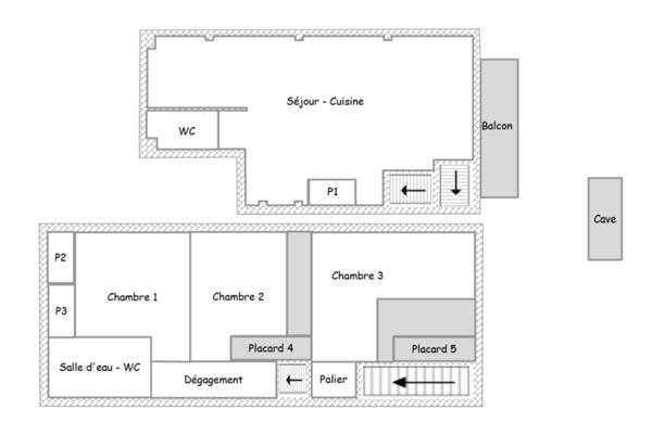 Appartement à vendre 4 pièces 60 m² Ciboure