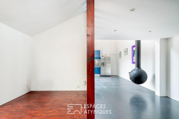 Maison de plain-pied avec terrasse et jardin au quartier des Buttes
