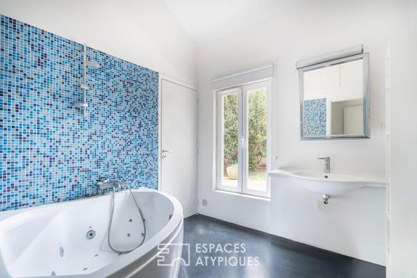 Maison de plain-pied avec terrasse et jardin au quartier des Buttes