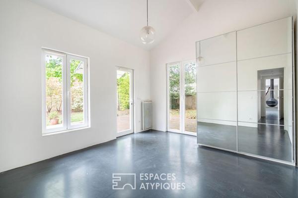 Maison de plain-pied avec terrasse et jardin au quartier des Buttes