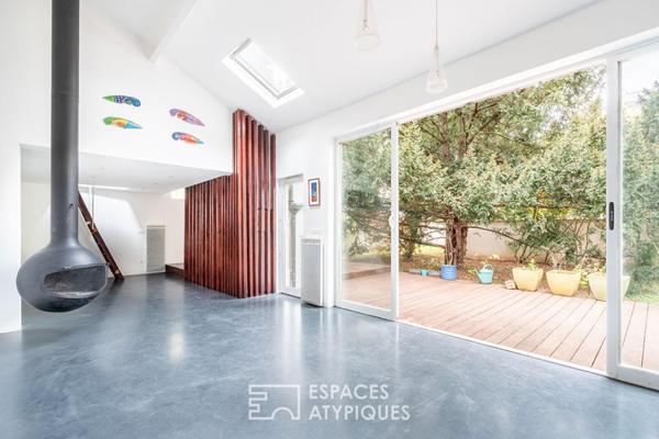 Maison de plain-pied avec terrasse et jardin au quartier des Buttes