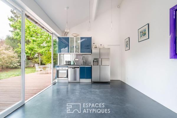 Maison de plain-pied avec terrasse et jardin au quartier des Buttes