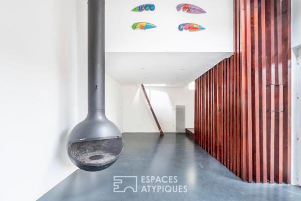 Maison de plain-pied avec terrasse et jardin au quartier des Buttes
