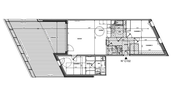 Appartement (neuf) à vendre 4 pièces 96 m² Aix-les-Bains